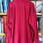 c.1990 Burgundy Equipment Silk Shirt