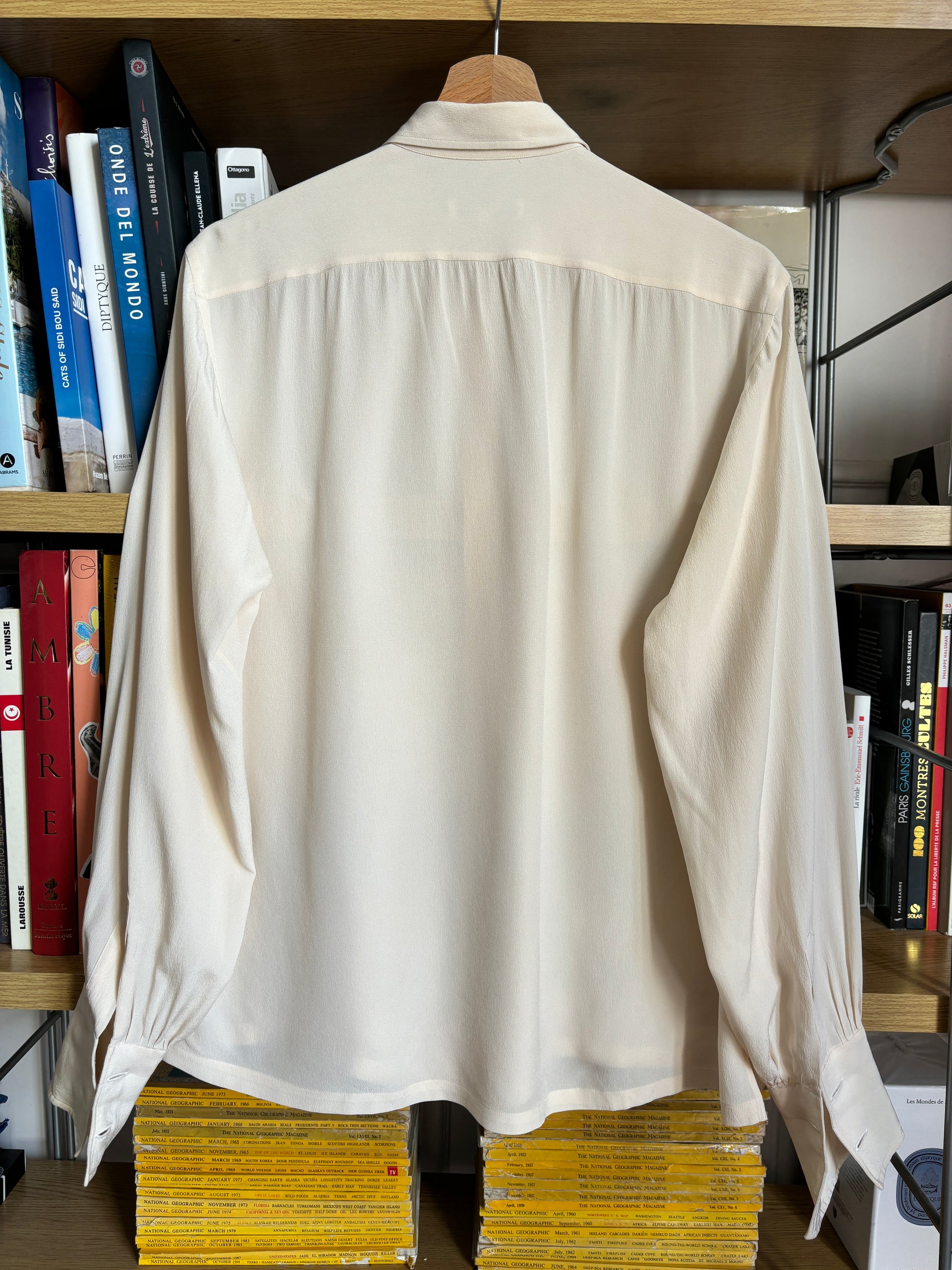 c.2000 White Maison Charvet Silk Shirt