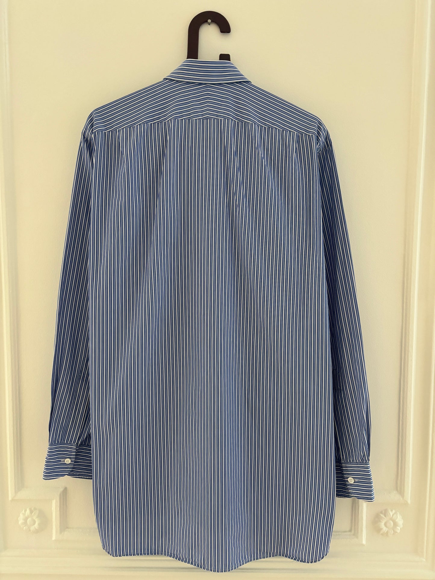 c.1990 Hilditch & Key striped Classic Shirt