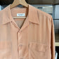 c.1990 Peach Equipment Silk Shirt