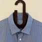 c.1990 Hilditch & Key striped Classic Shirt