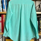 c.2000 Turquoise Equipment Silk Shirt