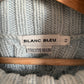 c.1990 Handknitted Blanc Bleu pullover