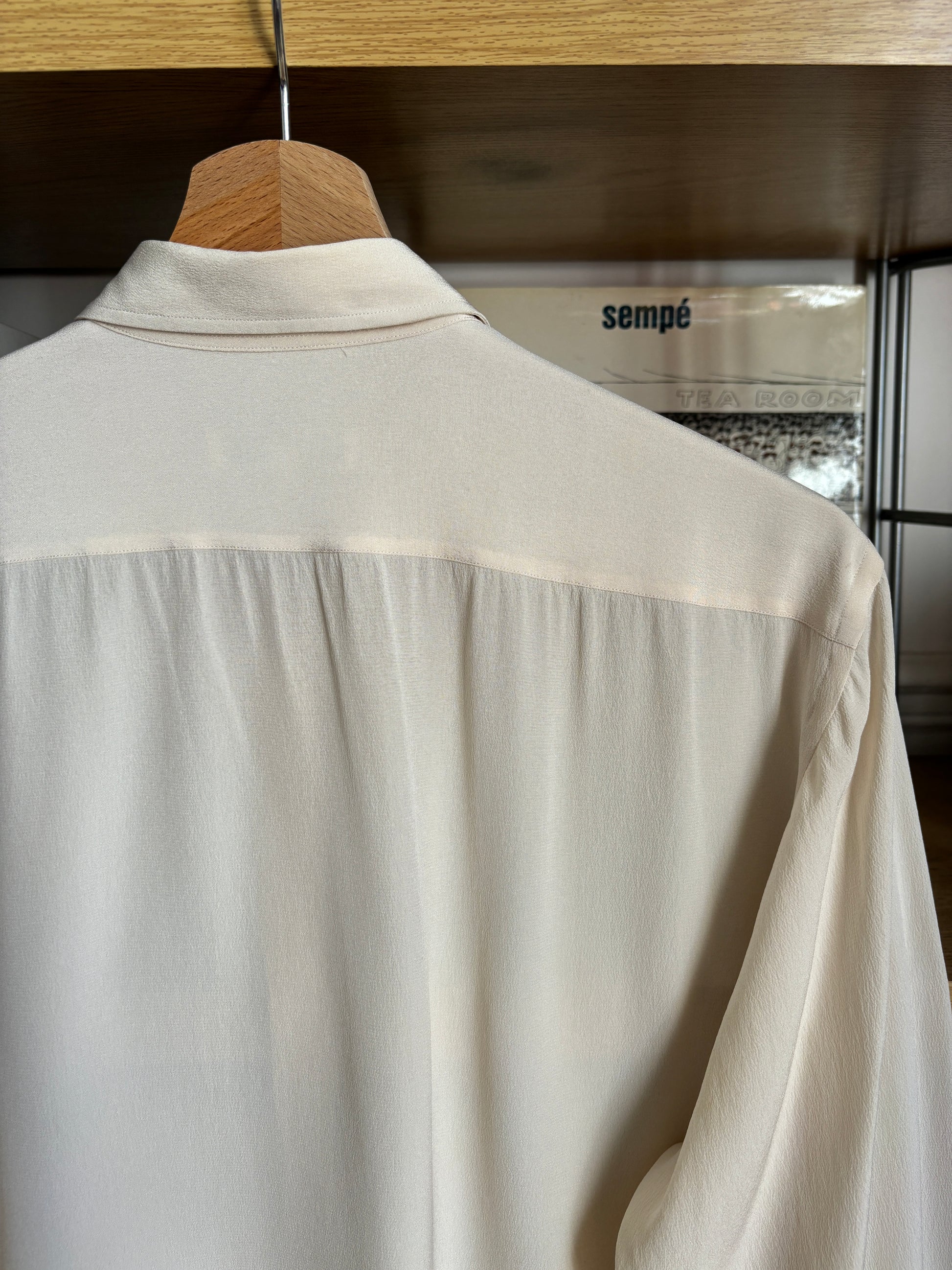 c.2000 White Maison Charvet Silk Shirt