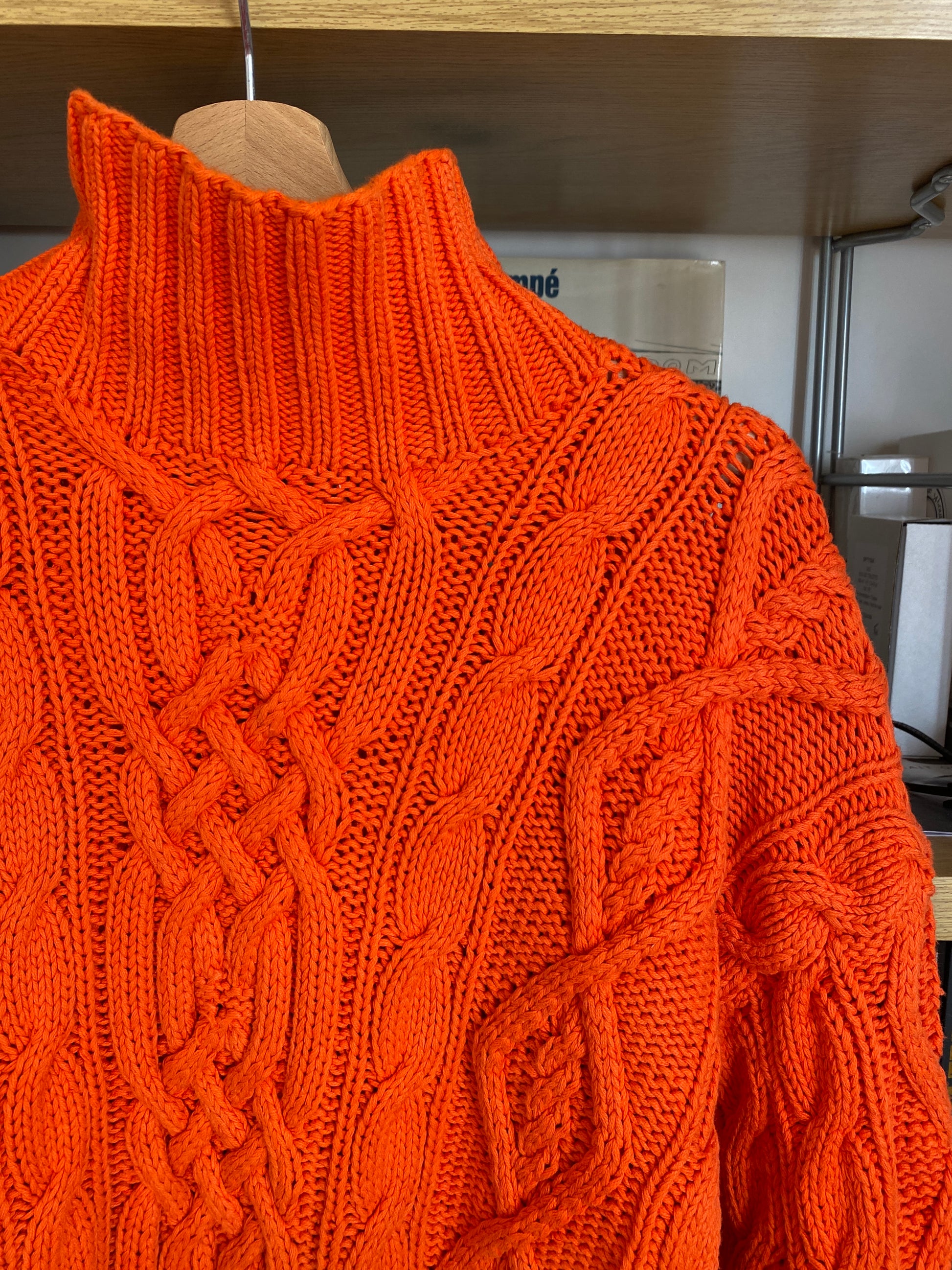 c.1990 Orange Blanc Bleu pullover