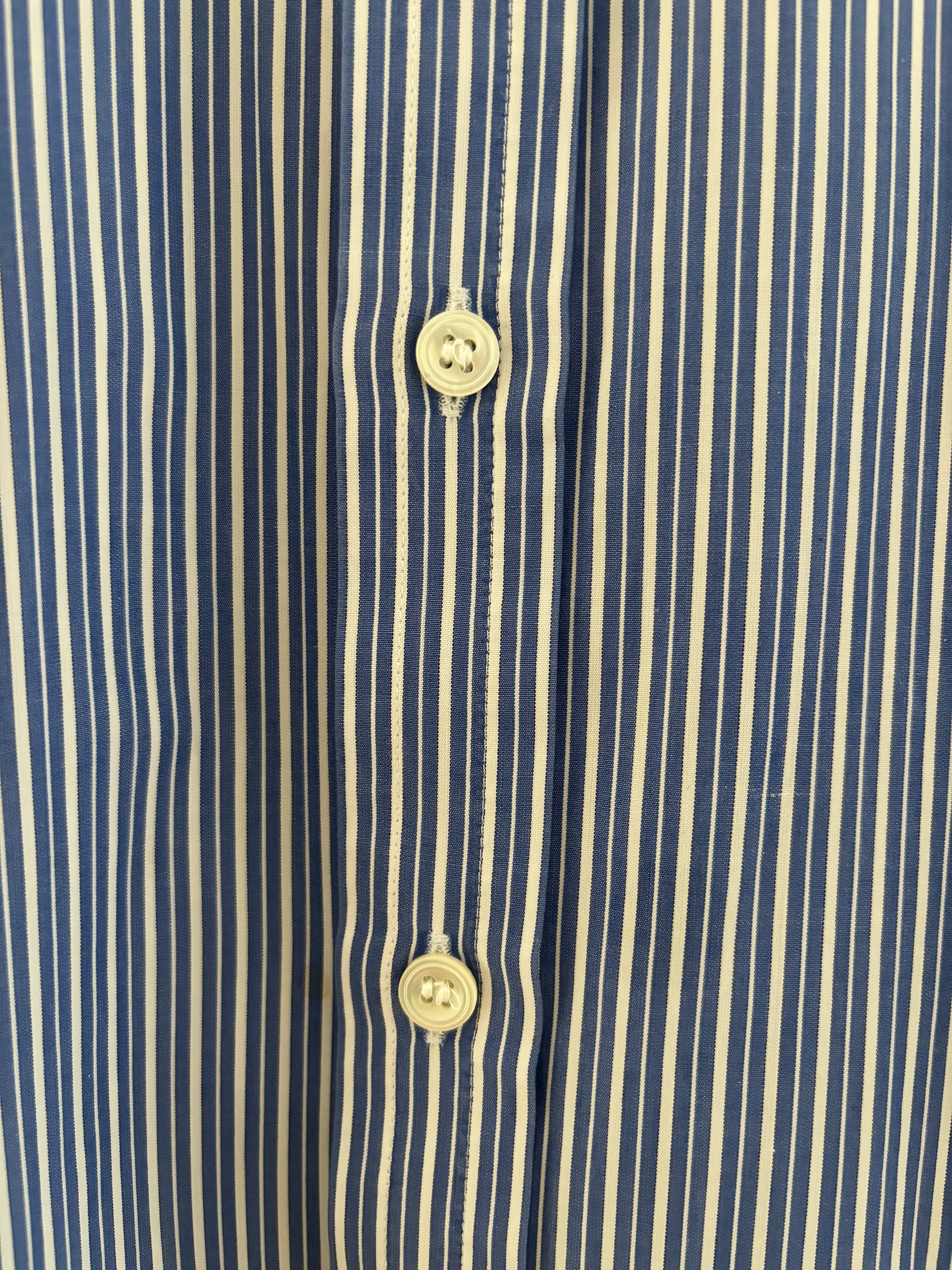 c.1990 Hilditch & Key striped Classic Shirt