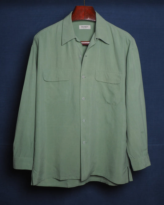 c.1980 Equipment Sauge Silk Shirt