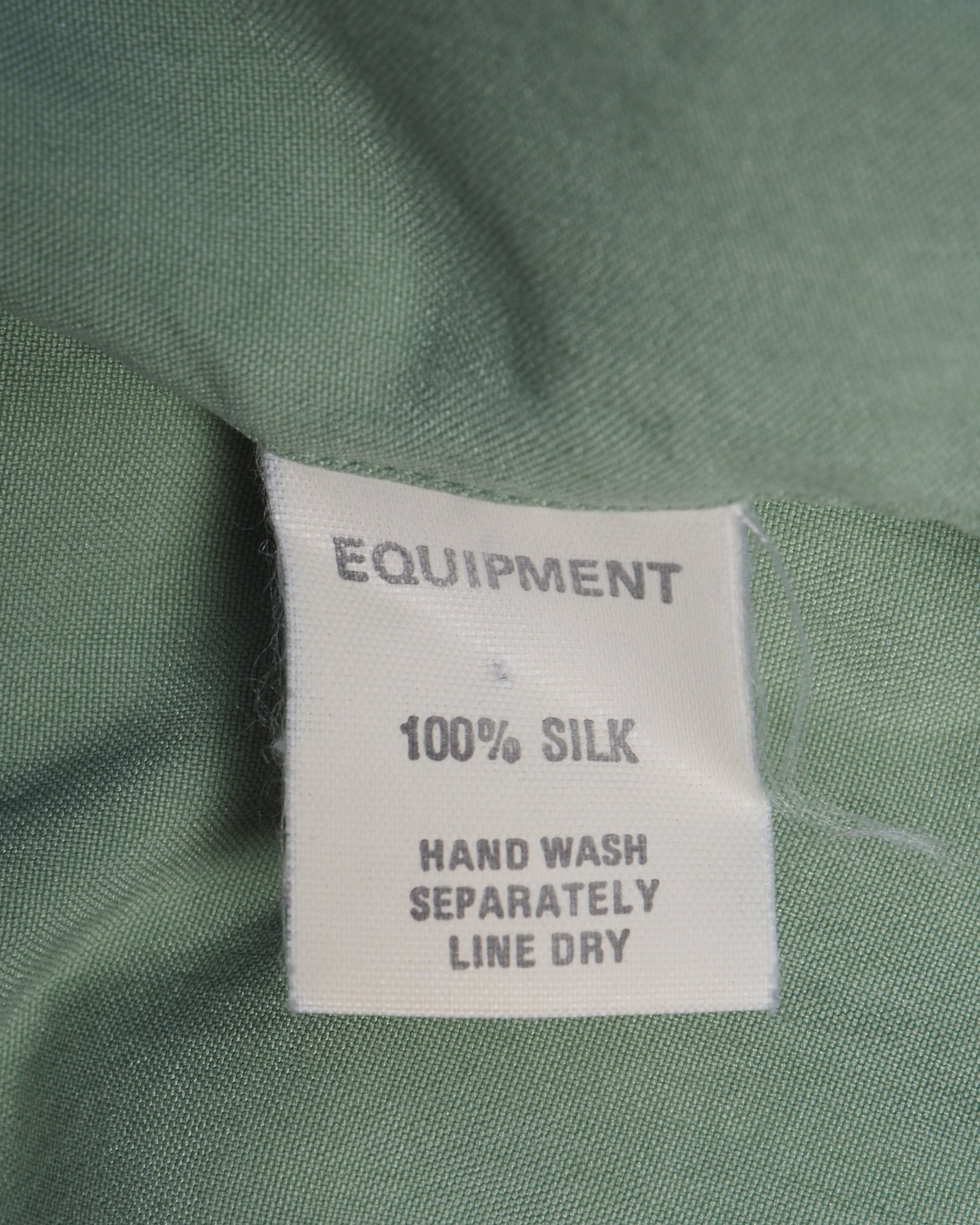 c.1980 Equipment Sauge Silk Shirt