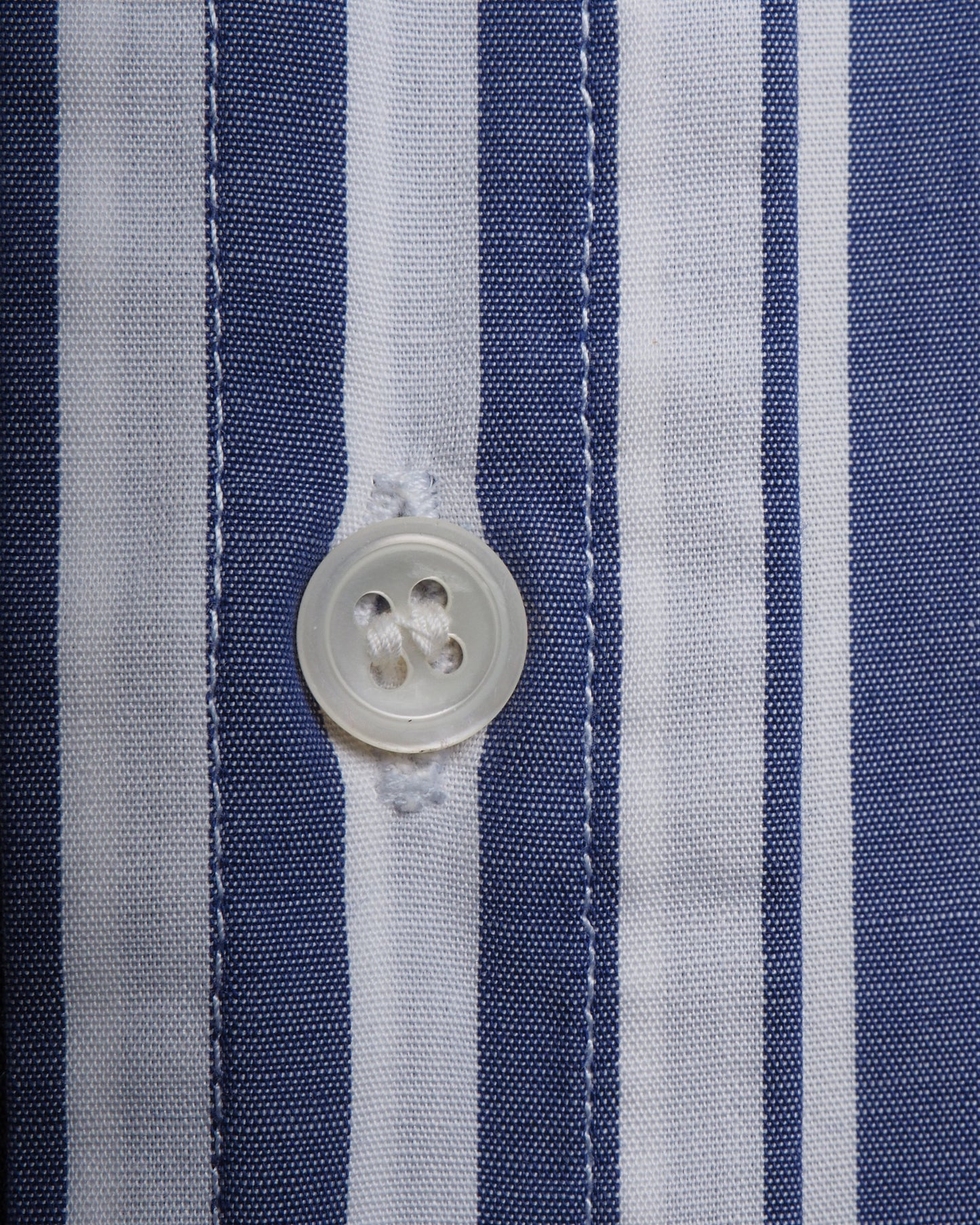 c.1990 Façonnable Blue Striped Shirt