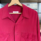 c.1990 Burgundy Equipment Silk Shirt