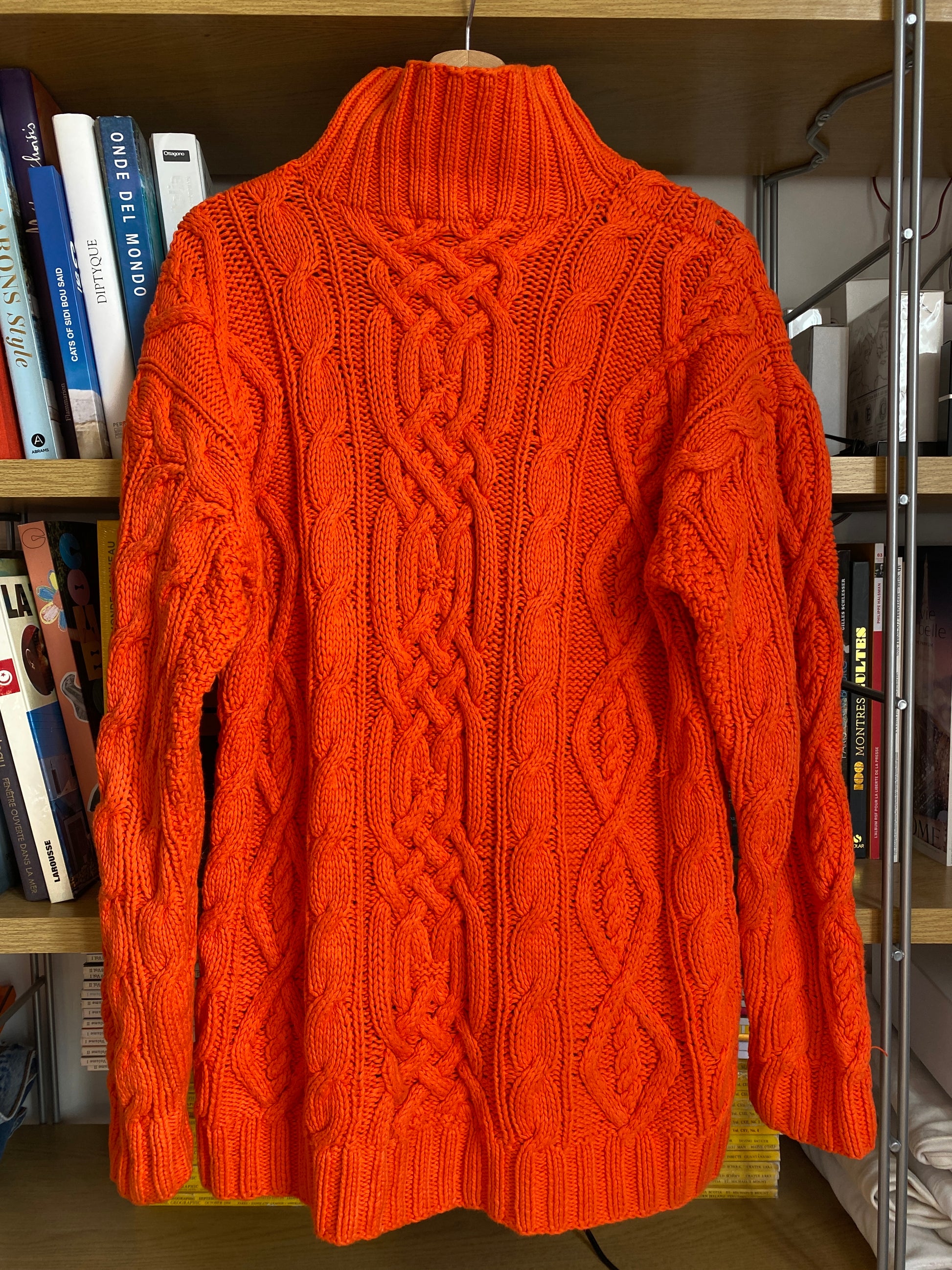 c.1990 Orange Blanc Bleu pullover