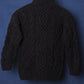 c.1990 Hand Knitted Blanc Bleu Pullover - Size S