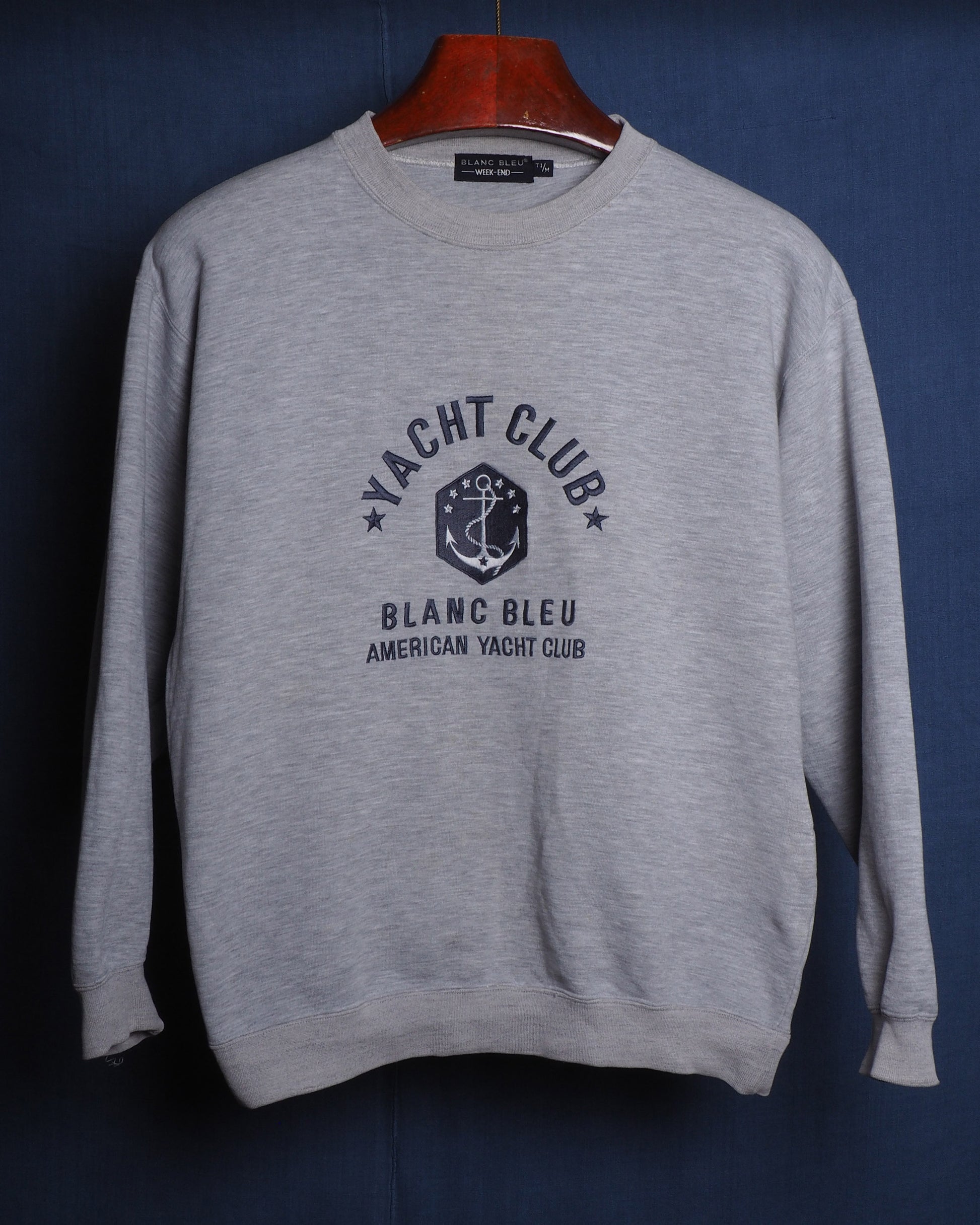 c.1990 Blanc Bleu Yachting Sweatshirt