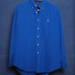 c.1990 Ralph Lauren Blue Shirt