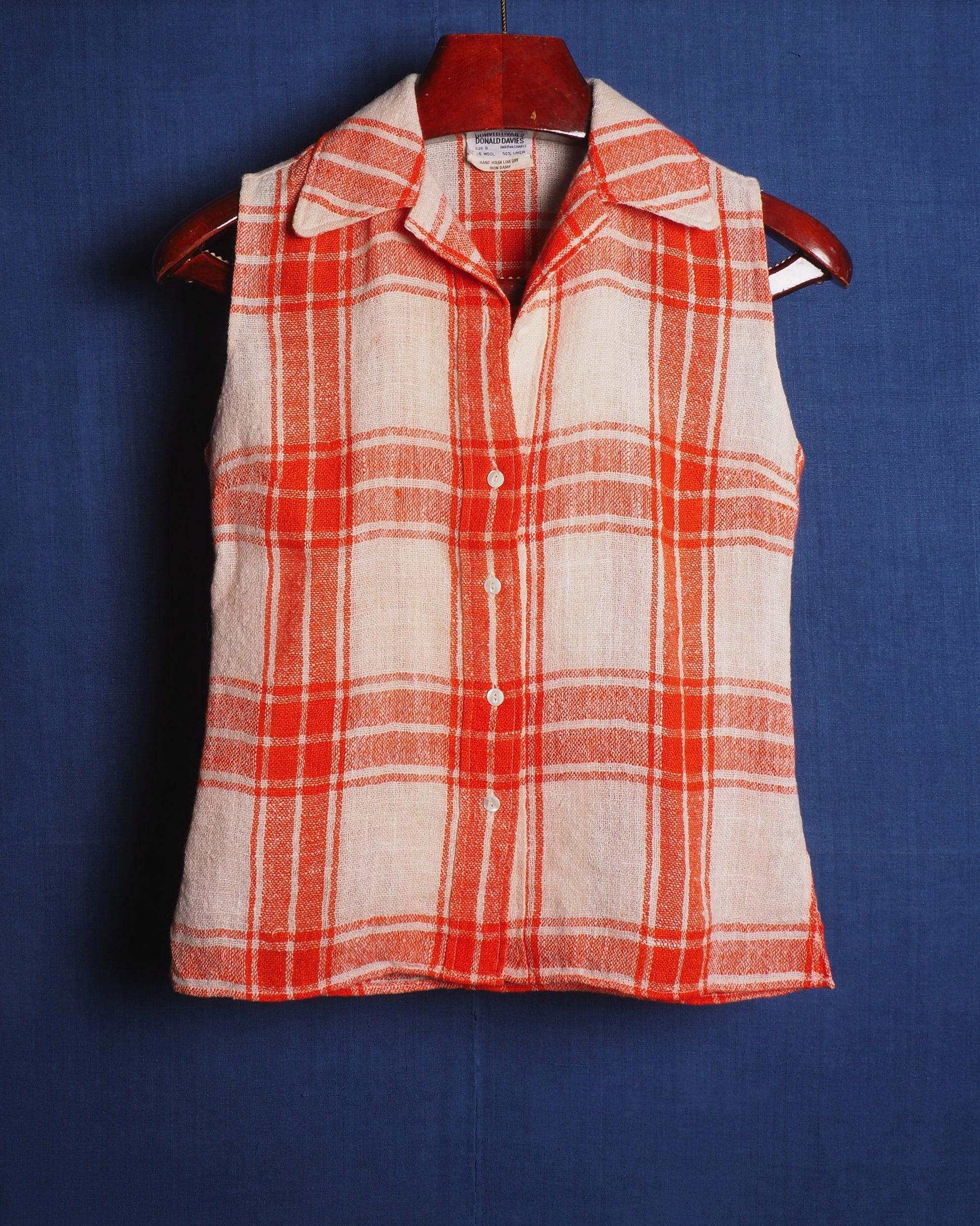 c.1970 Donald Davies Sleeveless Shirt