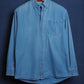 c.1990 Blanc Bleu Chambray Shirt