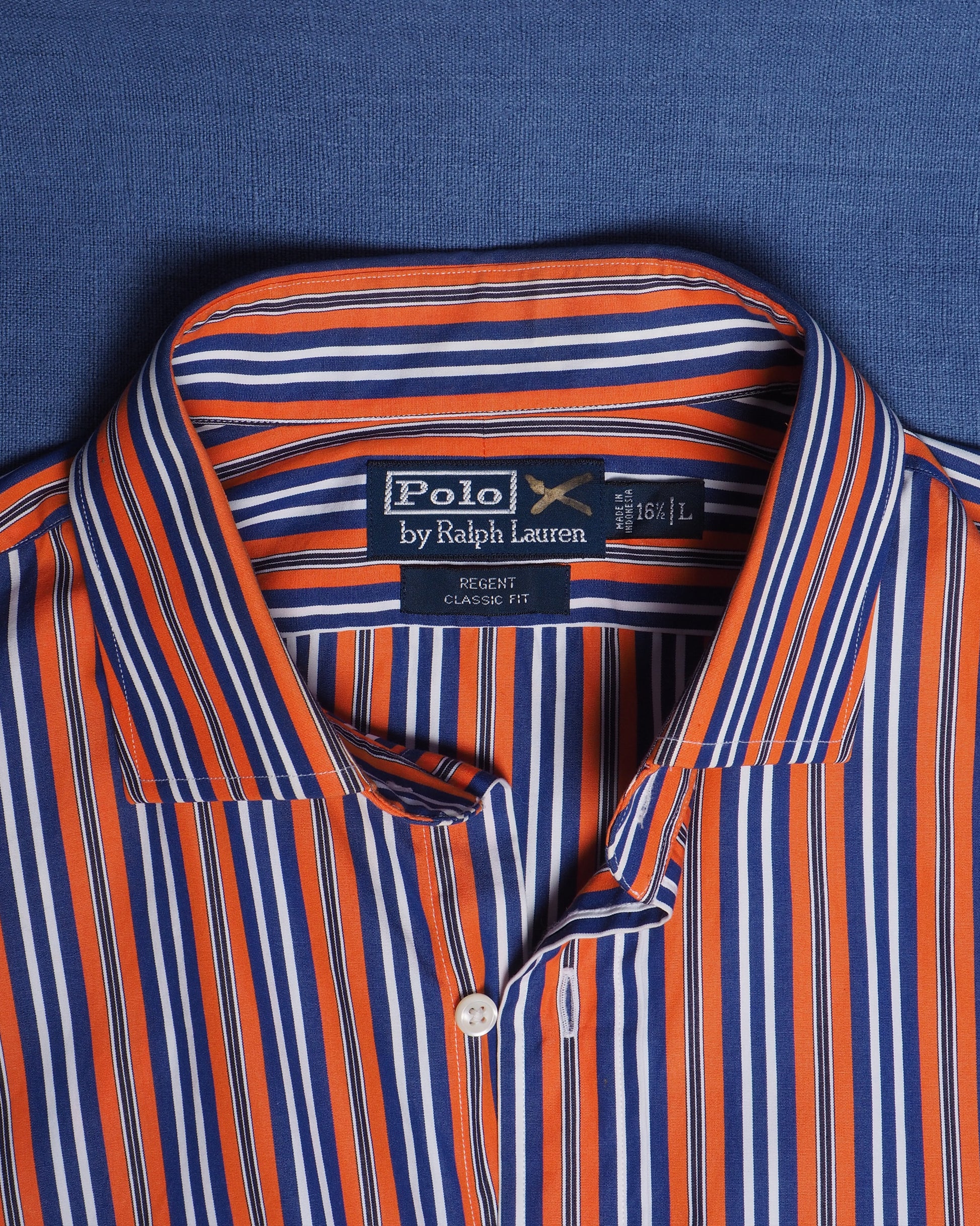 c.1990 Ralph Lauren Striped Shirt