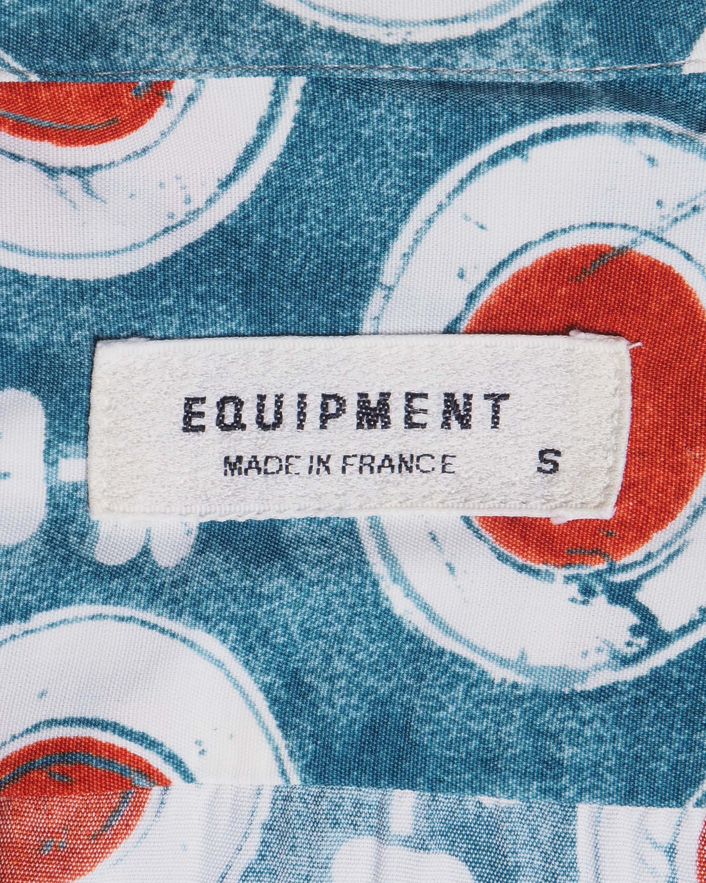 c.1980 Equipment Pattern Shirt S