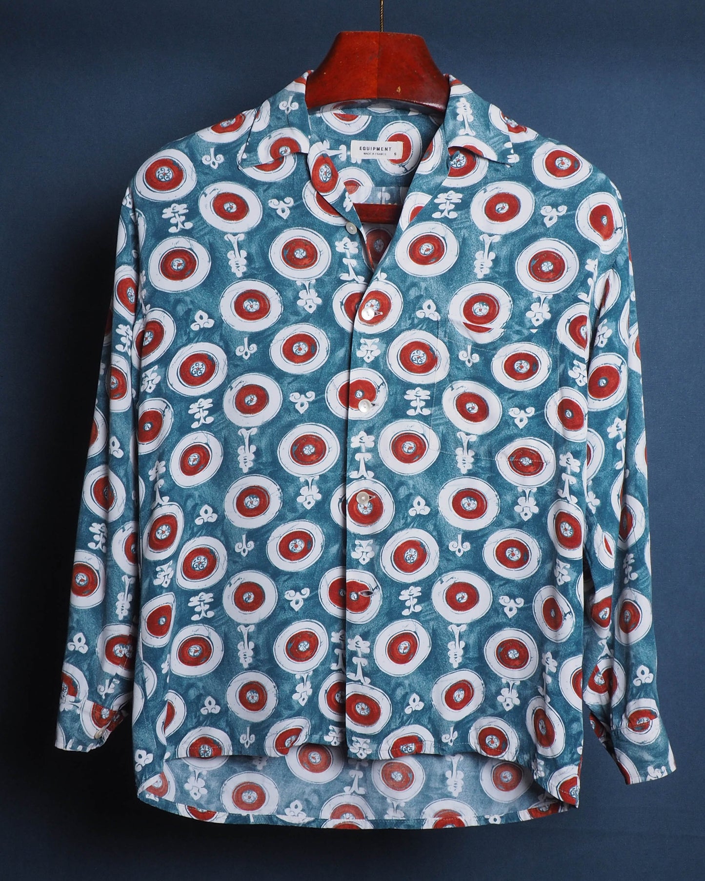 c.1980 Equipment Pattern Shirt S