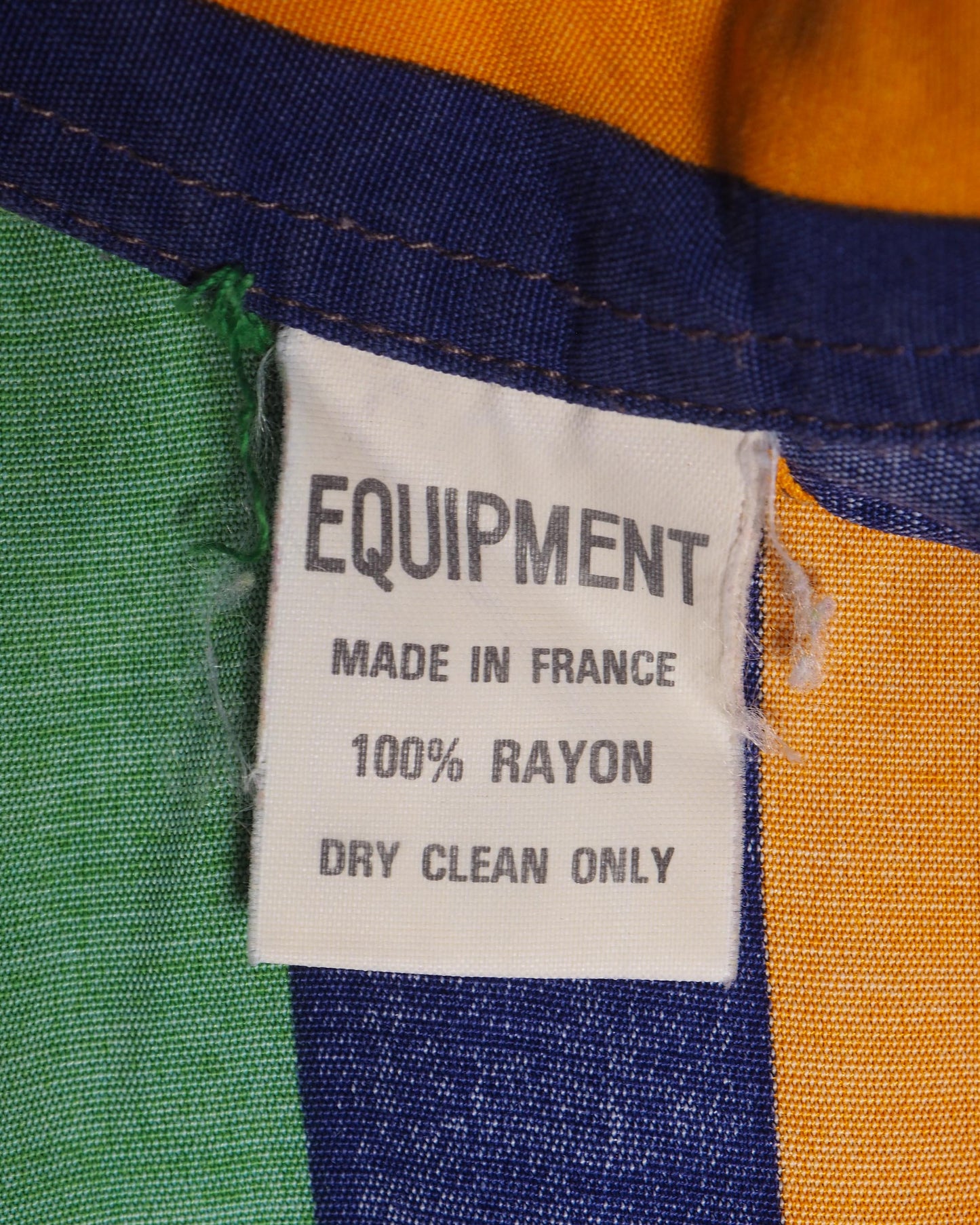 c.1980 Equipment Striped Shirt