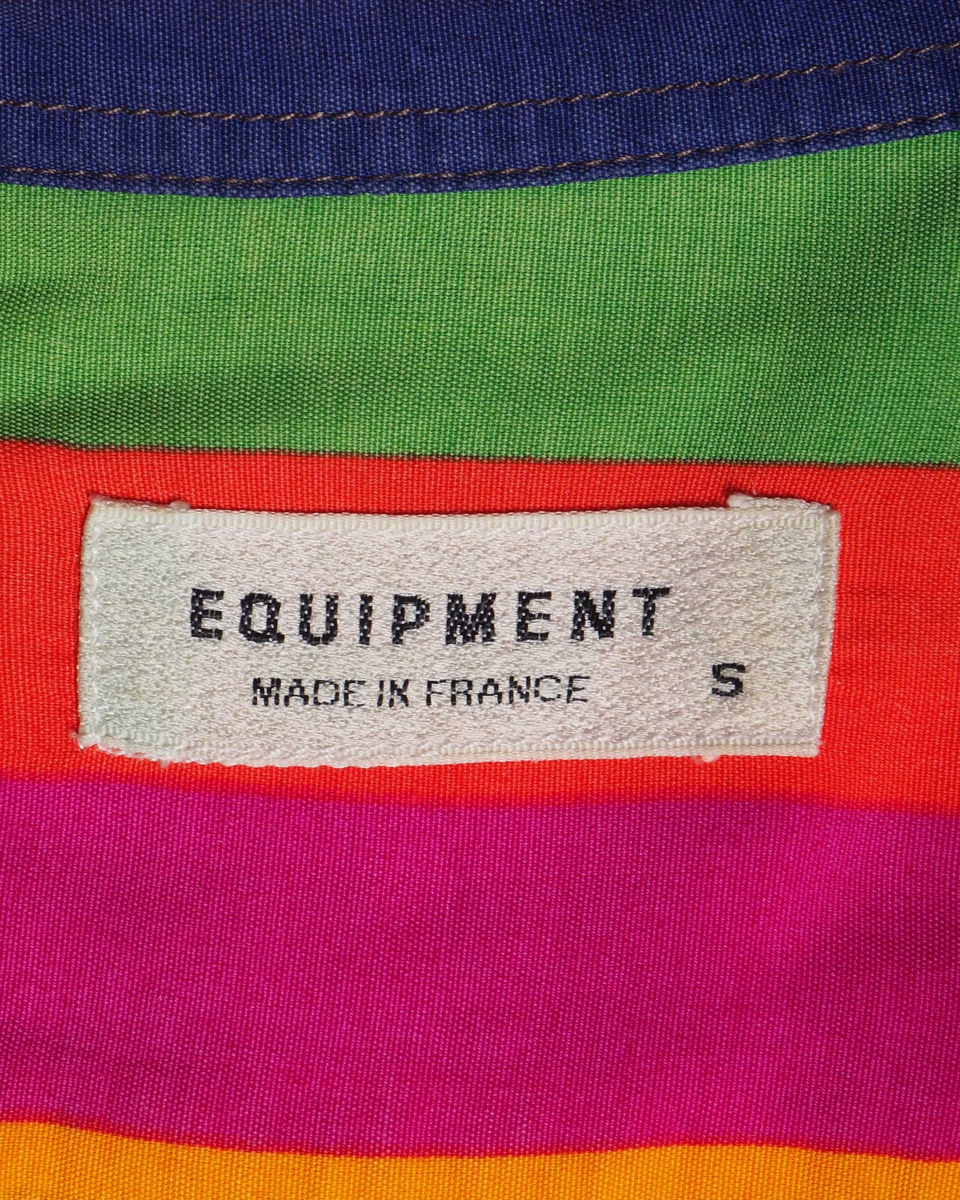 c.1980 Equipment Striped Shirt