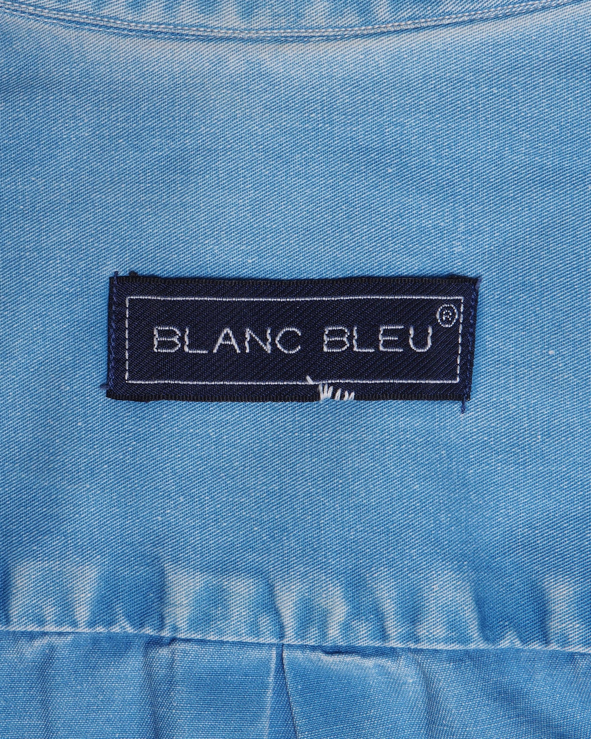 c.1990 Blanc Bleu Chambray Shirt