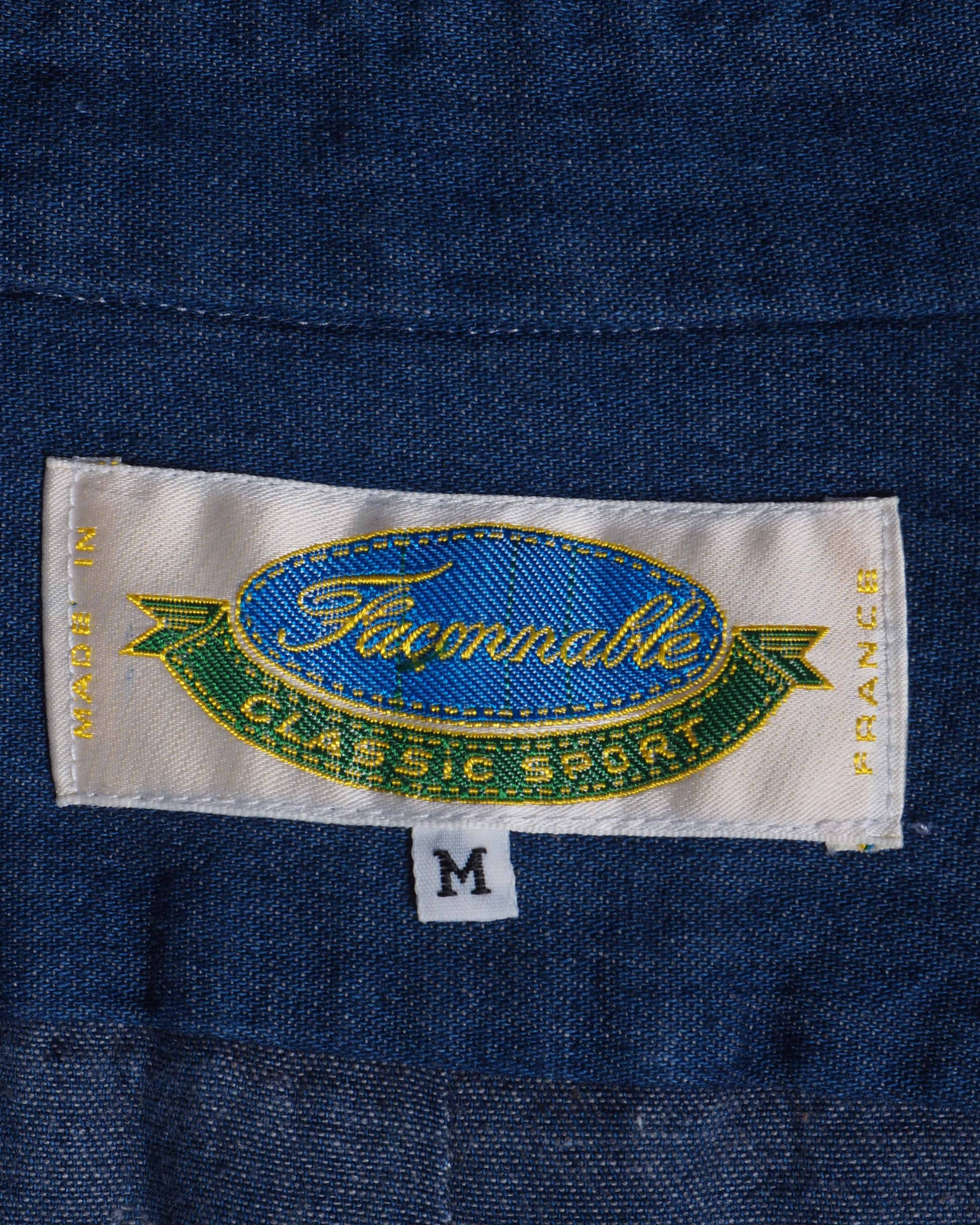 c.1990 Façonnable Denim Shirt - Size M