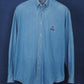 c.1990 Façonnable Chambray Shirt by Albert Goldberg- Size M