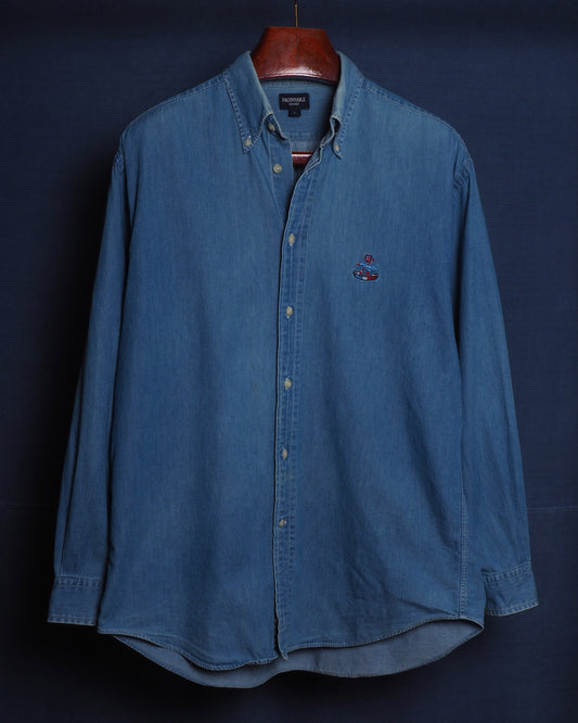 c.1990 Façonnable Denim Shirt