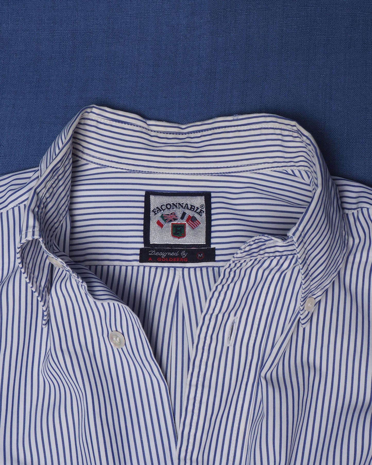 c.1990 Façonnable Striped Shirt