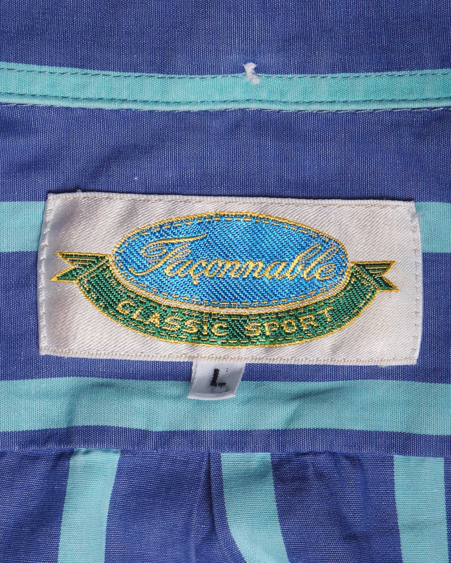 c.1980 Stripped Façonnable Sport Shirt