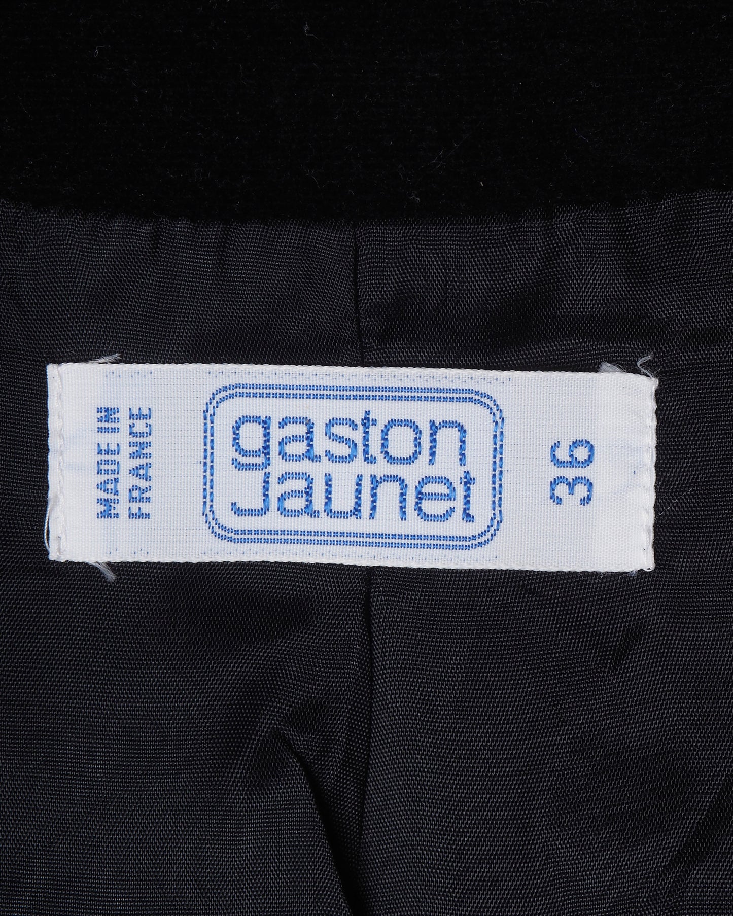 c.1980 Gaston Jaunet Velvet Blazer - Size S