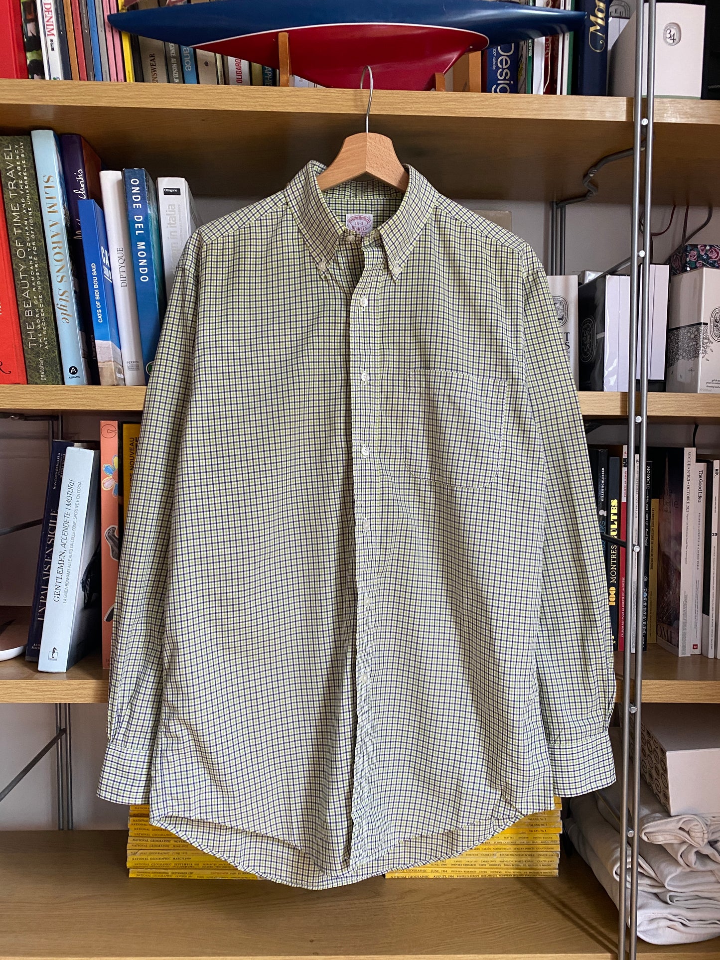 c.1990 Brooks Brothers plaid 15 - 3 shirt