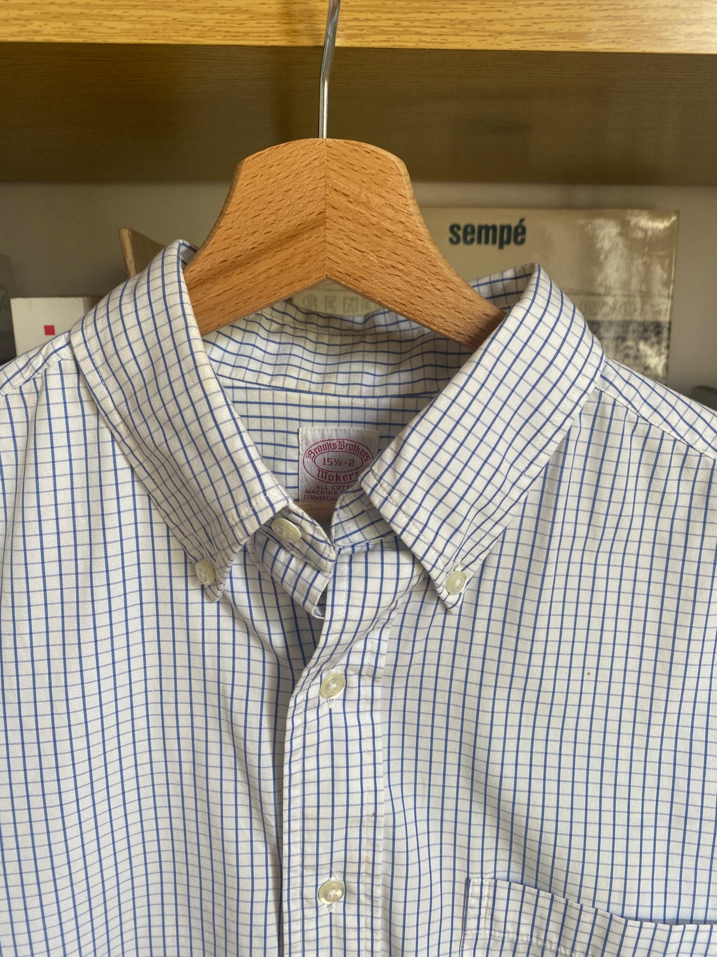 c.1990 Brooks Brothers striped 15 1/2 - 2 shirt