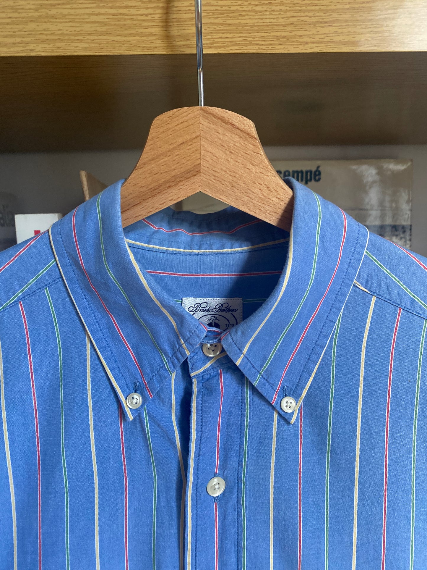 c.2000 Brooks Brothers striped shirt - Size M