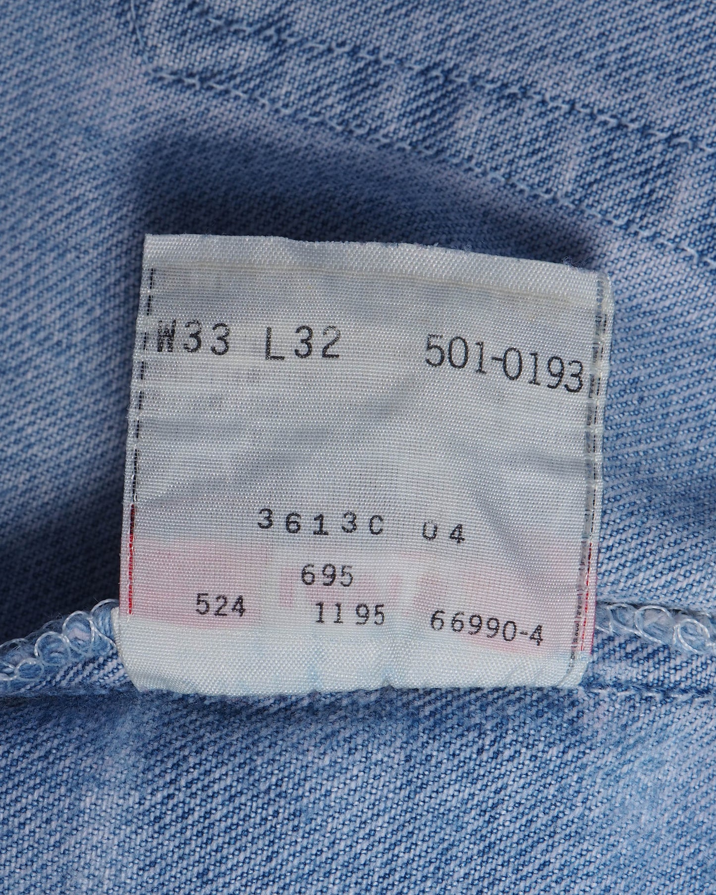 c.1990 Levi's 501 (33x32) Made in U.S.A