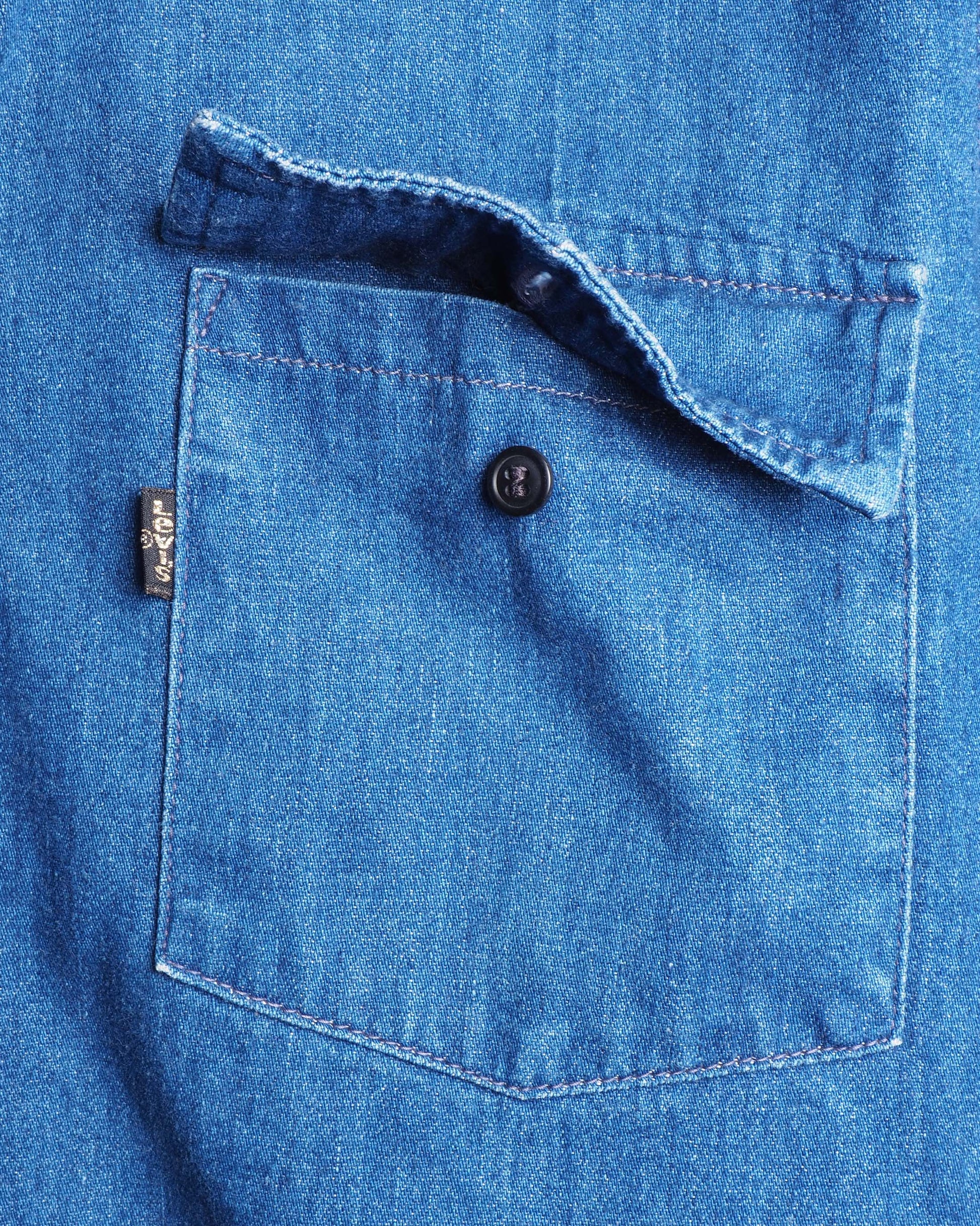 c.1980 Levi's Denim Sta-Prest Shirt