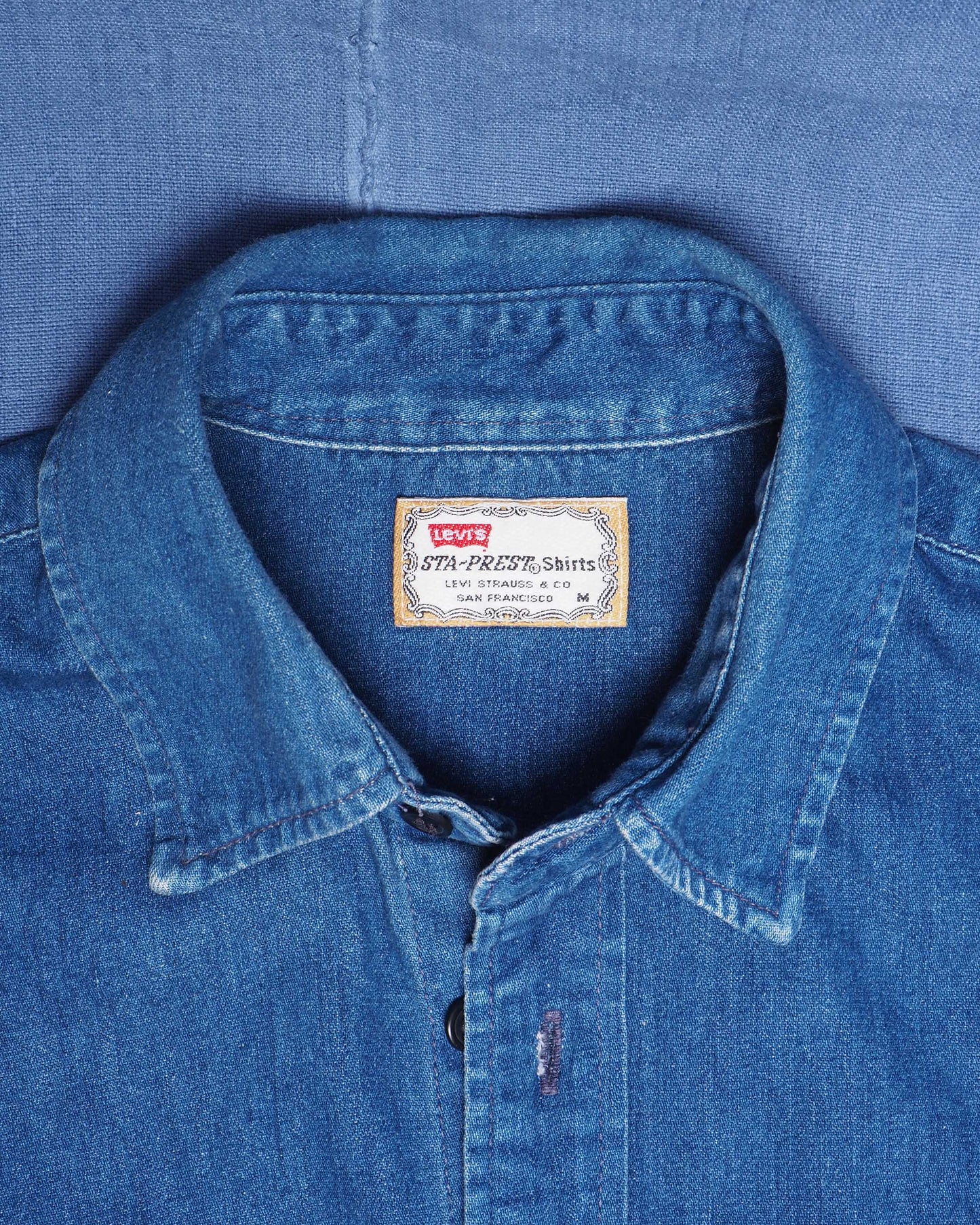 c.1980 Levi's Denim Sta-Prest Shirt