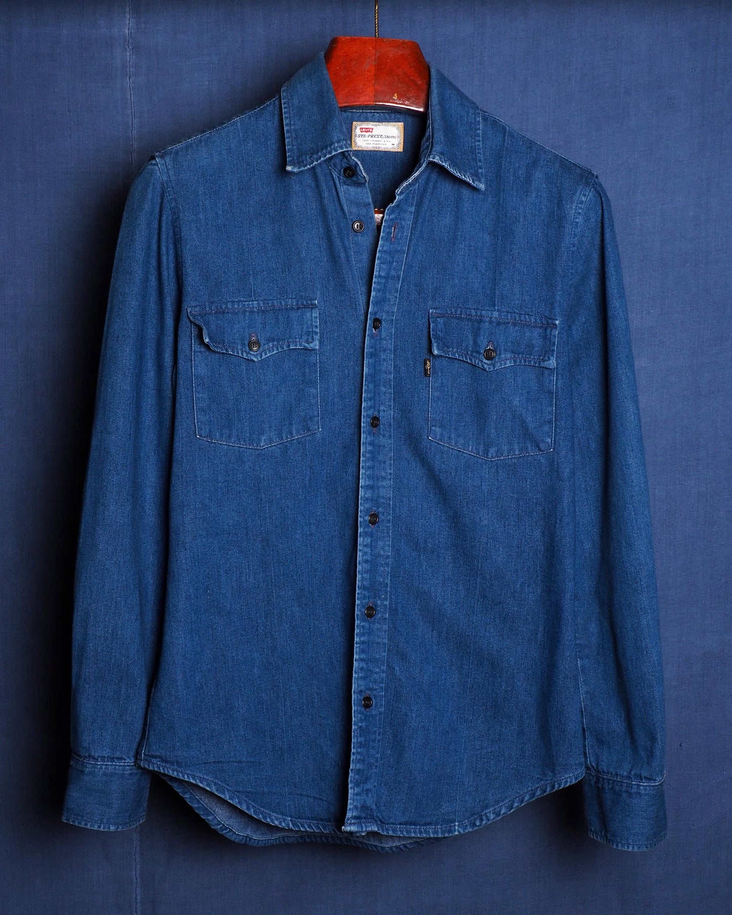 c.1980 Levi's Denim Sta-Prest Shirt