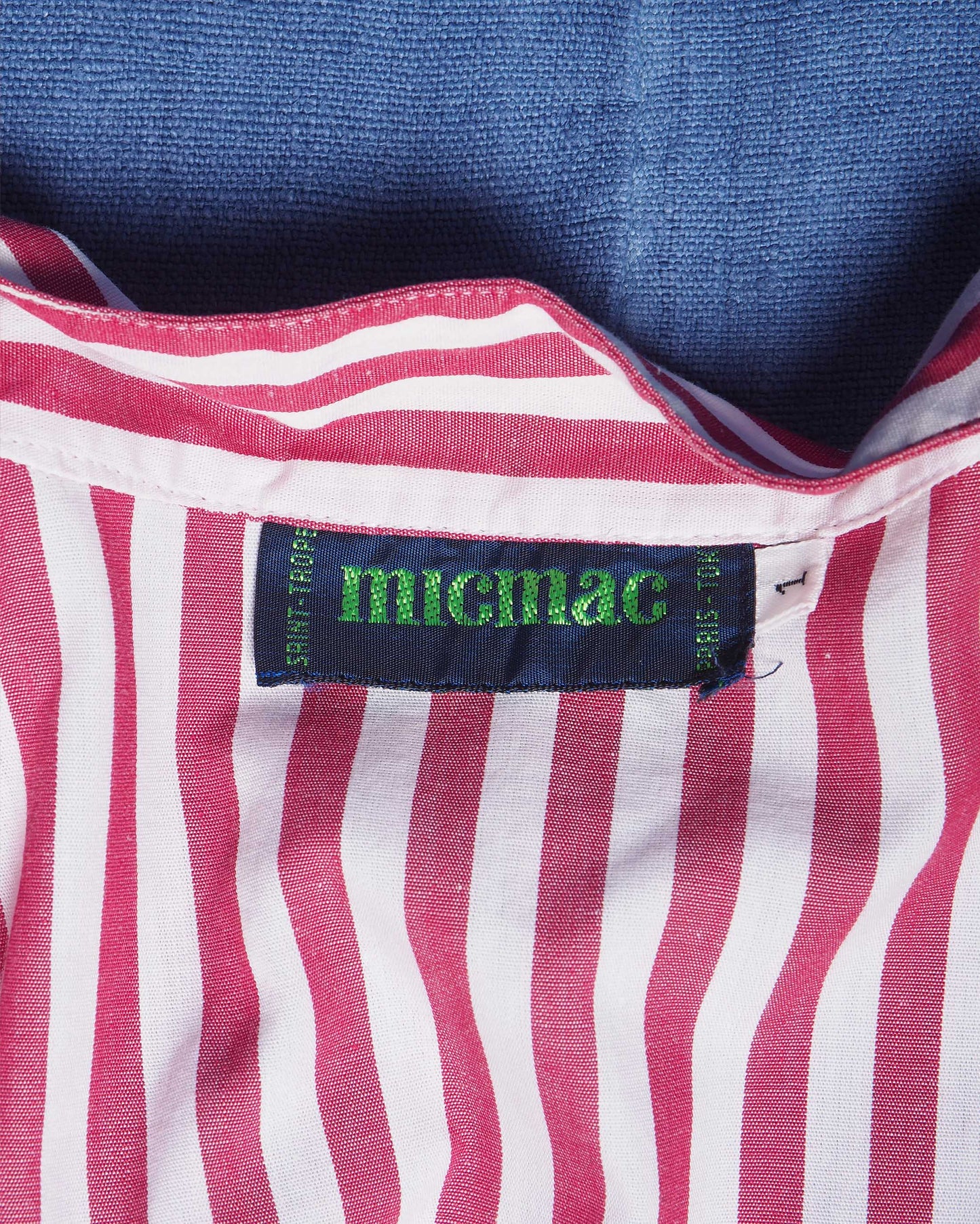 c.1980 Micmac St-Tropez Stripped Shirt