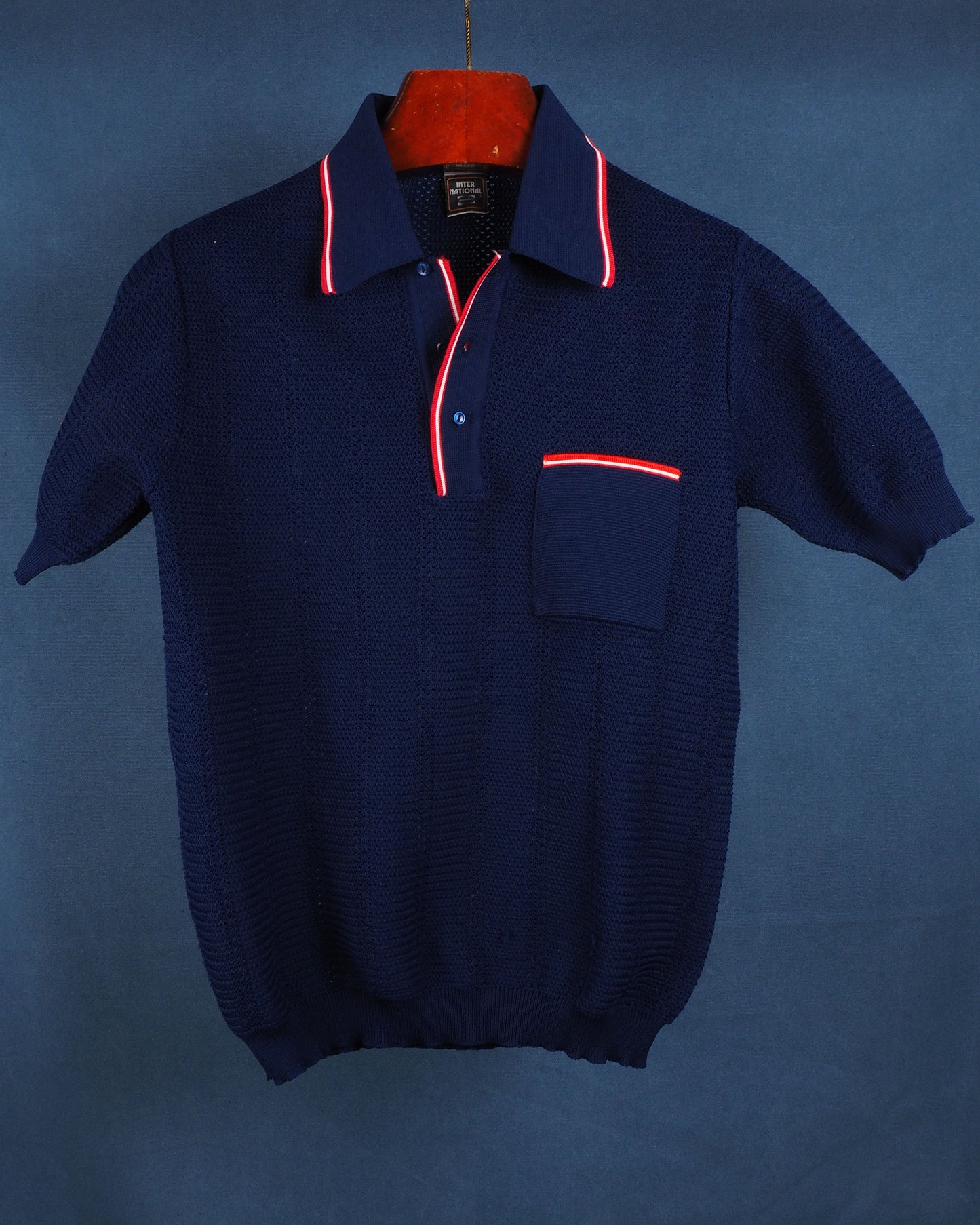 c.1970 Knitted Polo Shirt