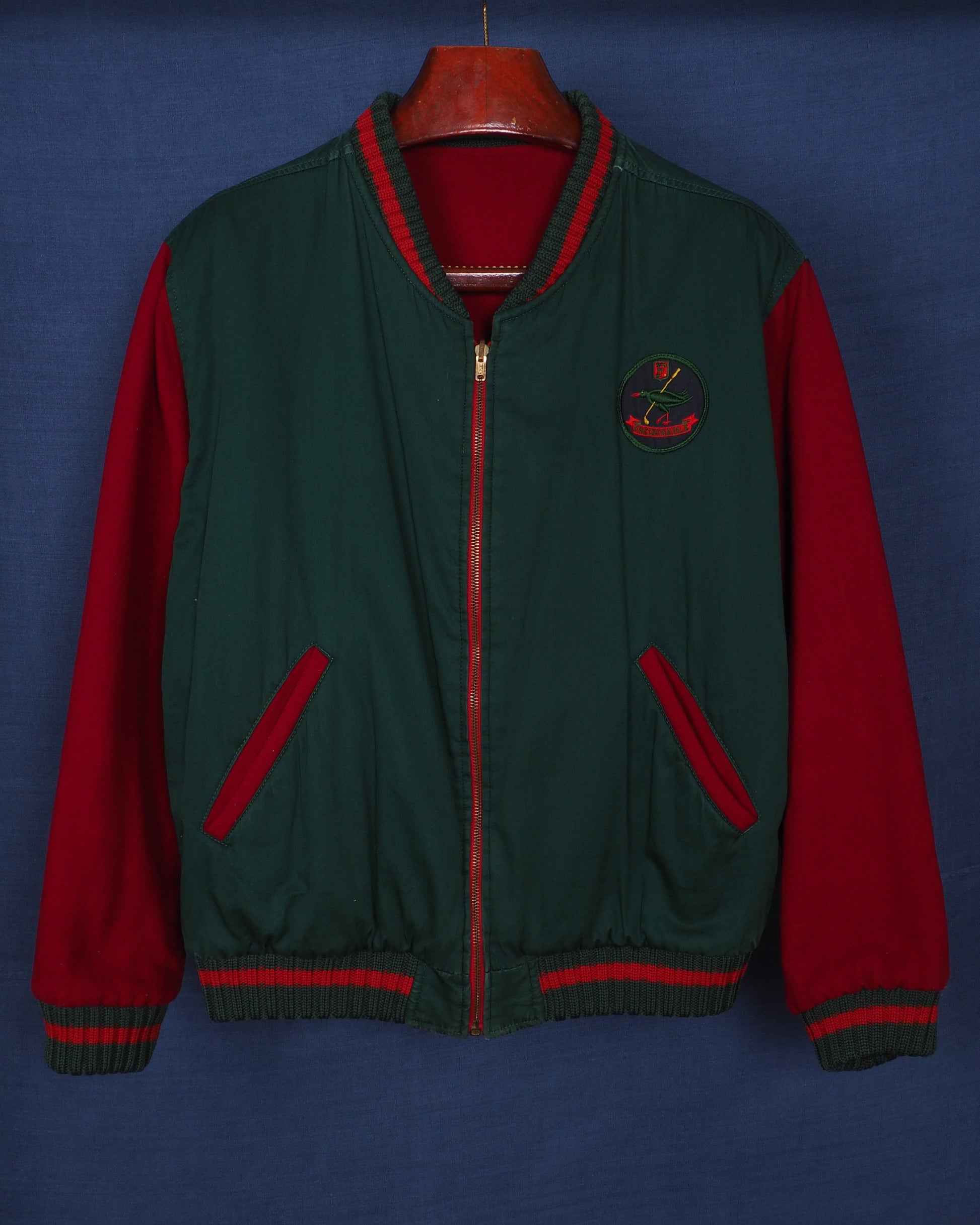 c.1980 Reversible University Jacket by Albert Goldberg - Size M/L