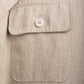 c.1990 Façonnable Linen Safari jacket by Albert Goldberg - Size M