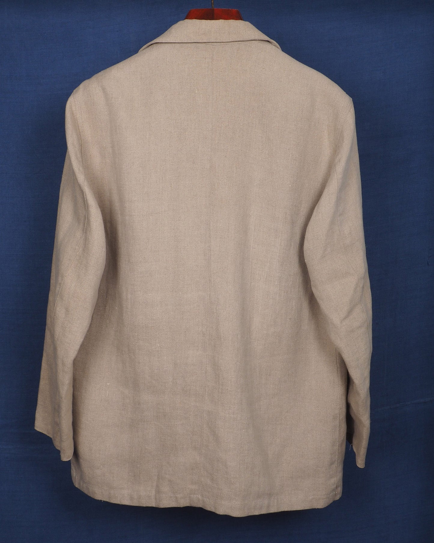 c.1990 Façonnable Linen Safari jacket by Albert Goldberg - Size M