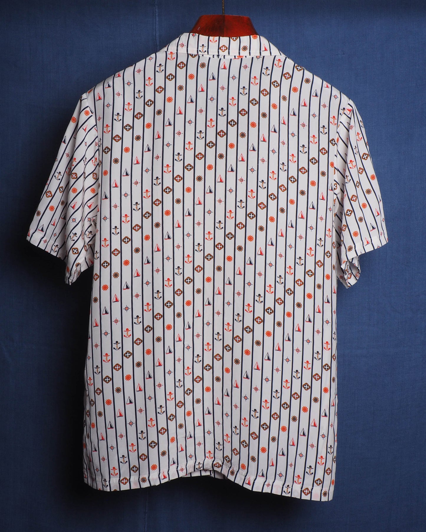 c.1980 Silk Boat Shirt