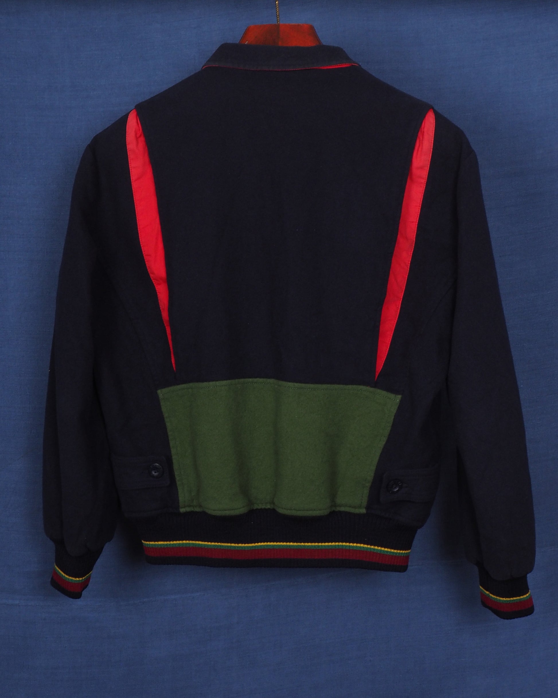 c.1980 Sportwear Wool Jacket by Albert Goldberg - Size S