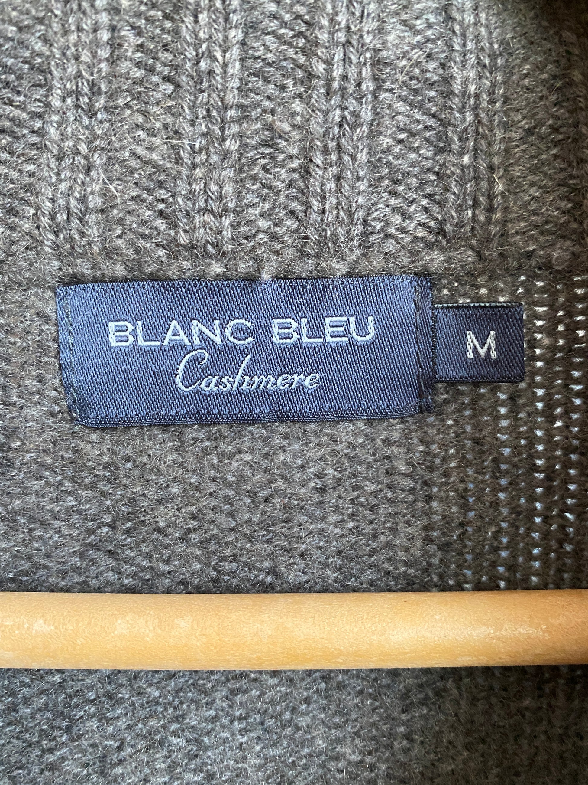 c.1990 Cashmere Blanc Bleu pullover