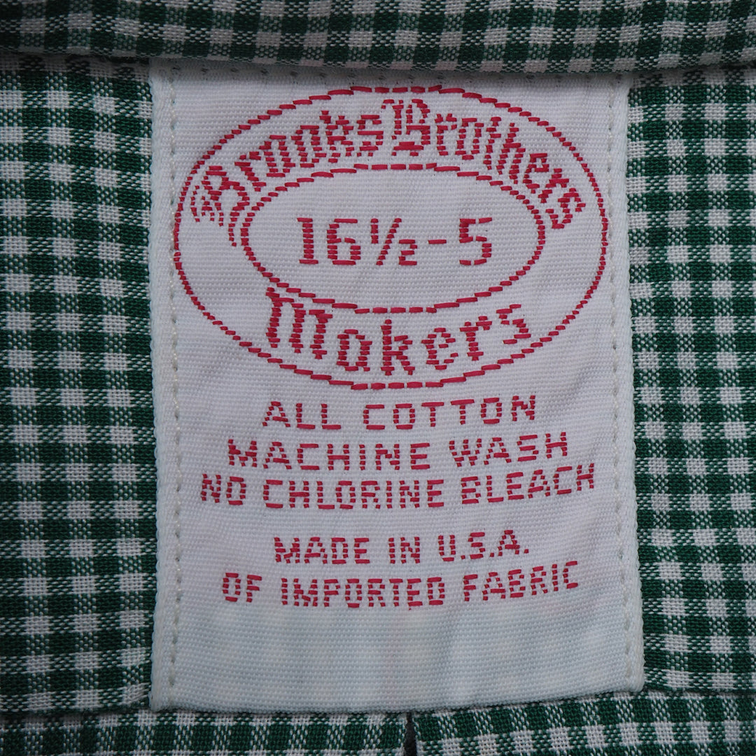 c.1990 Brooks Brothers checkered 16 1/2 - 5 shirt