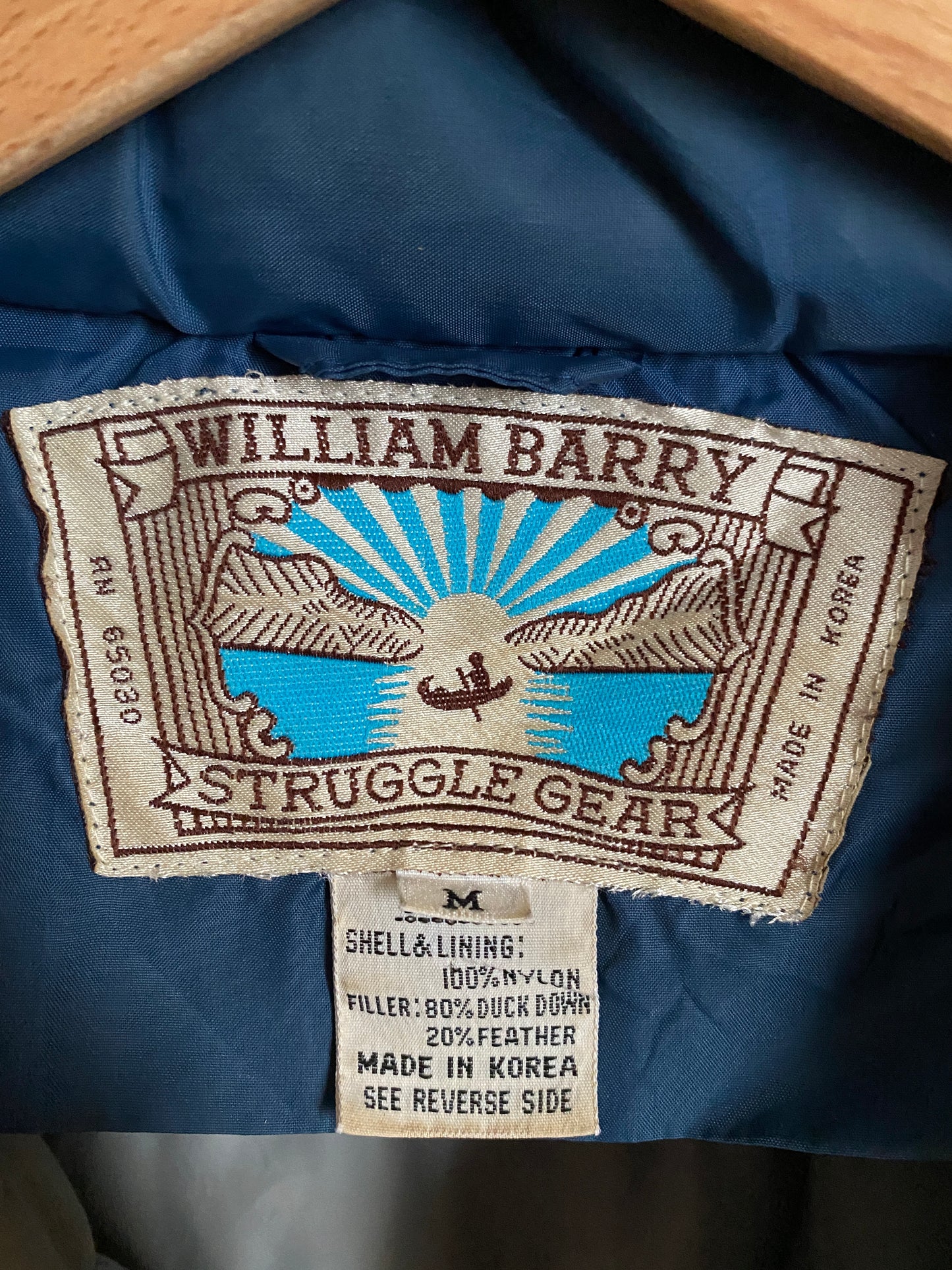 c.1980 William Barry Down Vest