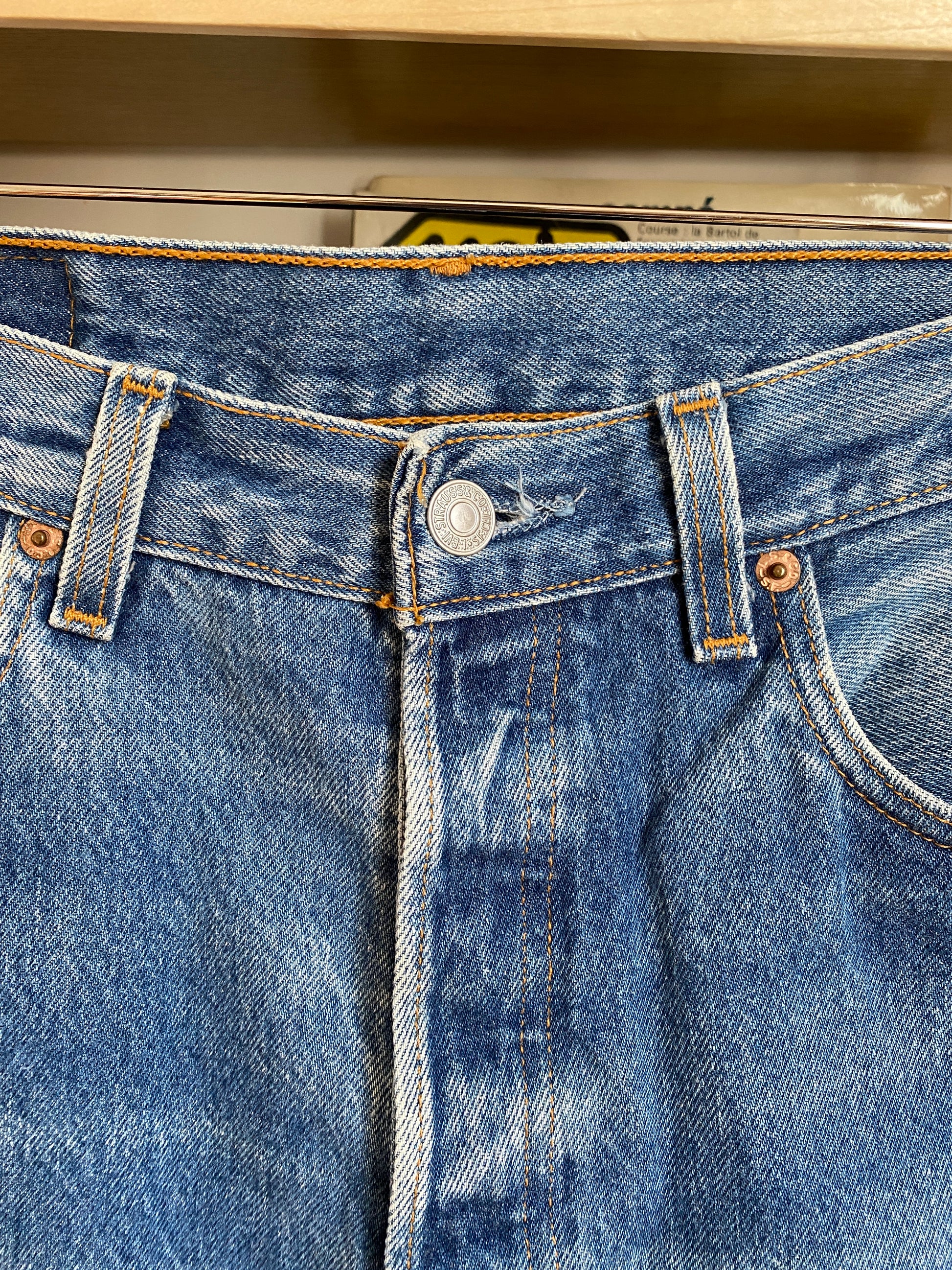 c.1990 Levi's 501 (34x34) Made in U.S.A